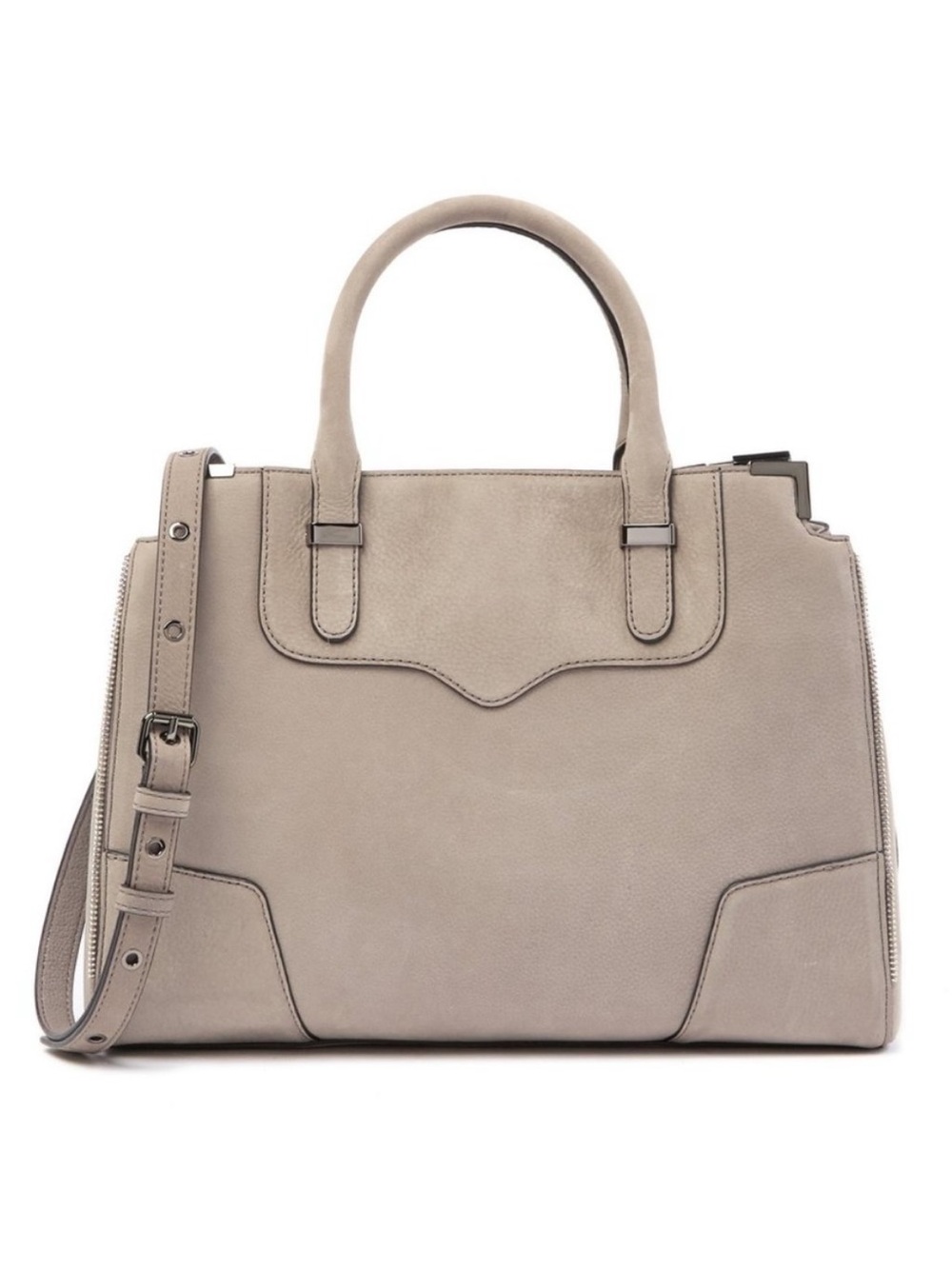 Rebecca Minkoff Amorous Satchel Crossbody Gray